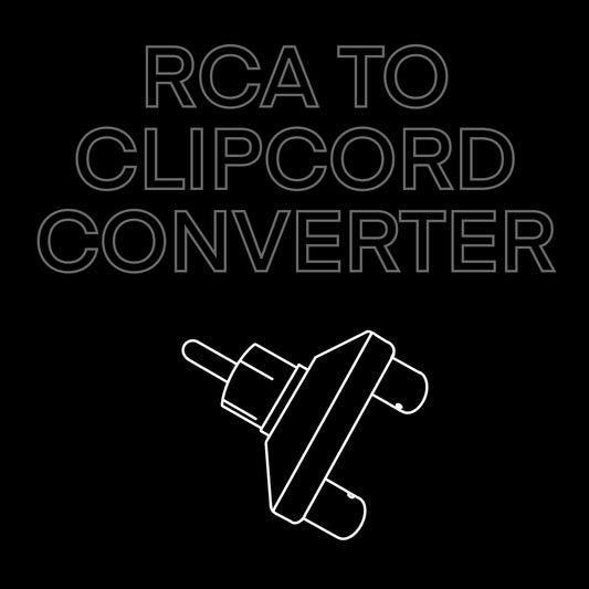 RCA TO CLIPCORD ADAPTER